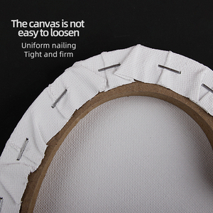 Xin Bowen haute qualité 280gsm 100% coton <span class=keywords><strong>toile</strong></span> d'art acrylique en forme de <span class=keywords><strong>coeur</strong></span> vierge pour peinture et dessin - Product Image 5