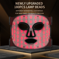 Dispositivo de Belleza LED Yanxer, Máscara Facial de Terapia de Luz Roja Ems para el Hogar, 4 Colores, Antiarrugas, Rejuvenecimiento de la Piel