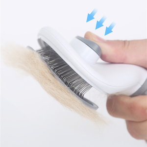 <b>Pet</b> Dog Hair <b>Brush</b> Cat Comb Grooming Care Cat <b>Brush</b> Stainless Steel Comb for Long Hair Dogs Cleaning <b>Pets</b> Dogs Slicker <b>Brush</b> - Product Image 3