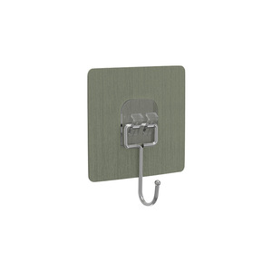 Heavy Duty Adhesive Hook Rectangle Wall Mounted Minimalist Design For <b>Bathroom</b> <b>Kitchen</b> Home Use No Drilling Required - Product Image 1