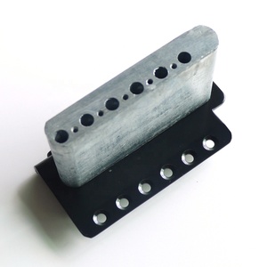 บริดจ์กีตาร์ไฟฟ้า Donlis STB012 ขนาด 54 มม. สีดำ แบบ Saddle Steel พร้อม <span class=keywords><strong>Tremolo</strong></span> และบล็อกโลหะผสมสังกะสีขนาดเต็ม - Product Image 2
