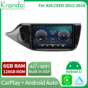 Krando 64G/128G autoradio android con schermo IPS full touch per Kia <span class=keywords><strong>Ceed</strong></span> <span class=keywords><strong>3</strong></span> 2011-2016 sistema multimediale per auto con apple carplay - Product Image 4