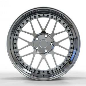 Jantes Deep Dish 23 pouces, 2 pièces, forgées, 5X112, en alliage forgé pour Chevrolet Camaro Zl1 Dodge Challenger - Product Image 5
