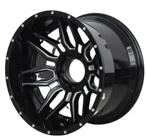 20 Inch -44 Offset 5X135 5X150 6X139.7 6X135 4X4越野深碟形轮，用于凹形20X12轮辋出售SH