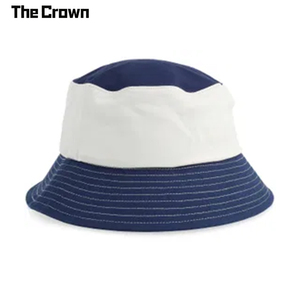 Chapeau Bob de Pêche Bicolore Personnalisé avec Logo, Vente en Gros, Chapeau de Soleil Structuré à Deux Tons avec Logo Imprimé, Fabricant - Product Image 2