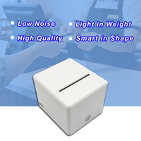Impresora Térmica de Recibos y Códigos de Barras de Escritorio de 80 mm con Cortador Automático y Cajón de Dinero, Impresora de Facturas Inalámbrica Bluetooth