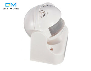 AC 220V-240V 110V 180 Độ Ngoài Trời IP44 An Ninh PIR Hồng Ngoại Cảm Biến Chuyển Động Detector Phong Trào Chuyển Đổi Max 12M 50Hz 3-2000LUX - Product Image 5