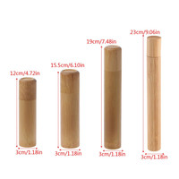 Boîte à thé ronde Tube bidons Conteneur Cylindre Pot Bambou Tube Encens