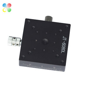 C & K JT serisi manuel doğrusal sahne mikrometre sahne diğer optik aletler gonyometresi sahne kırlangıç kuyruğu ile, sonsuz ve dişli - Product Image 5