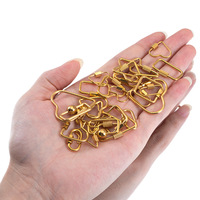 Mousqueton à vis en acier inoxydable résistant au ternissement, breloques pour collier, bracelet, bijoux, accessoires, fermoirs, vente en gros