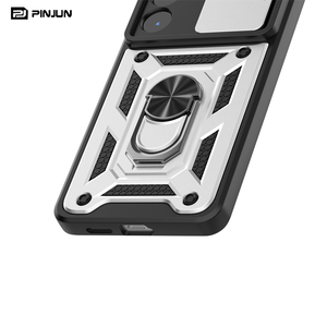 สำหรับ infinix GT <span class=keywords><strong>30</strong></span> Pro 5G กันกระแทกแบบสองในหนึ่งคอมโบผลักและดึงเลนส์ fundas Para เคสโทรศัพท์พื้นผิวมีขาตั้ง - Product Image 2