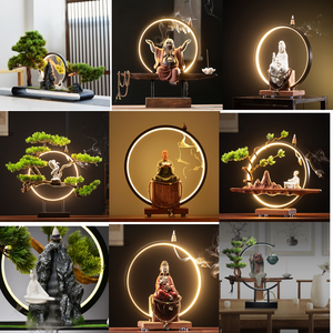 น้ำตกในร่ม <span class=keywords><strong>Cronus</strong></span> <span class=keywords><strong>Zen</strong></span>,เครื่องประดับสวนวงกลมฮวงจุ้ยดีไซน์ใหม่ - Product Image 6