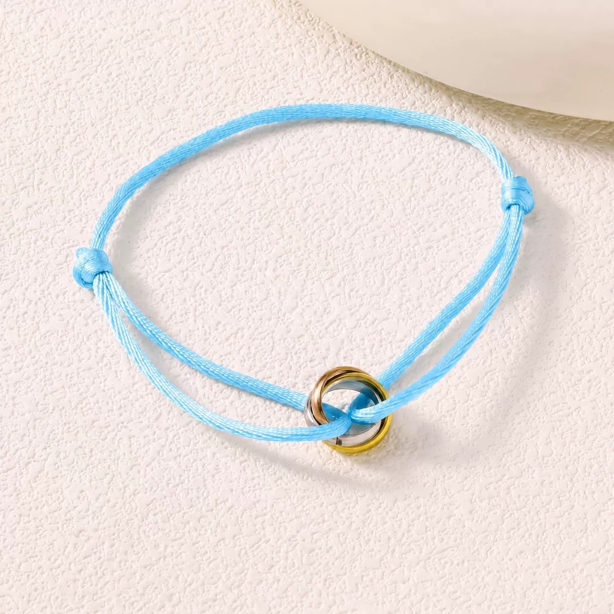 Cercles bleu lac + 3 couleurs