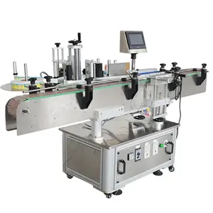 Automatic Soda Drink Soy Sauce Oil Self Adhesive Label Labeling Machine Bottle Labeler for Sale