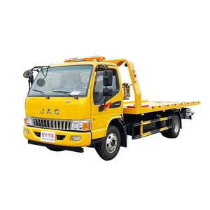 รถยกพ่วงแบบพื้นเรียบ 6 ล้อ JAC ประสิทธิภาพสูง สำหรับกู้ภัยรถยนต์เสีย และขนส่งยานพาหนะในเมือง - Product Image 1
