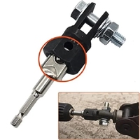Adaptateur en acier au chrome-vanadium de 1/2 pouces outil de clé adaptateur de cric à ciseaux pour automobile Jack Drill Impact Sports Entertainment