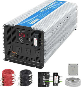 Convertisseur de courant pur sinus 4000W DC12V vers AC120V avec bornier de câblage rigide 40A - Product Image 2