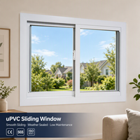 Moustiquaire en fibre de verre insonorisée pour fenêtre coulissante horizontale en PVC, pour ventilation extérieure de sous-sol, vente en gros