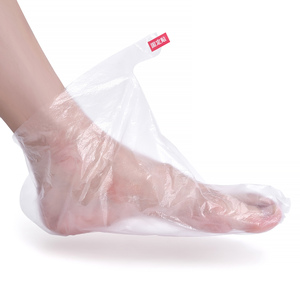 100Pcs/Bag Disposable Plastic Foot Mask <b>Covers</b> Transparent Removable PE Foot Socks for Salon Pedicure Spa Foot Care Wholesale - Product Image 6