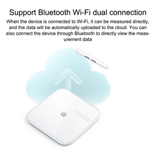 เครื่องชั่งน้ำหนักวัดไขมันด้วยระบบอิเล็กโทรด 8 จุด รุ่น New Currents Original รองรับ WiFi เชื่อมต่อแอปพลิเคชันไร้สาย - Product Image 4