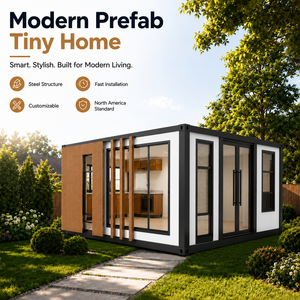 Casa Prefabricada Modular Moderna con Estructura de Acero Blanco, Doble Ala Expandible, Paredes de Panel Sándwich Aisladas, Ideal para Centros Comerciales y Hoteles en EE. UU. - Product Image 6