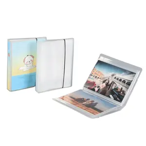 فارغة ملصق شفاف جمع كتاب شخصية لطيف غطاء ألبوم صور 4x6