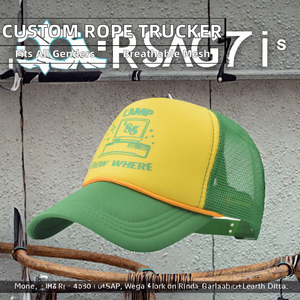 Casquette Trucker 5 Panneaux Personnalisée Unisexe avec Logo Imprimé en Relief et Brodé, en Maille Ajustable, Haute Qualité, Tendance, pour Activités de Plein Air et Sportives - Product Image 2