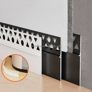 Battiscopa in Alluminio TK Factory, Montaggio a Filo <span class=keywords><strong>Muro</strong></span>, Ignifugo, Facile Installazione, per Decorazione Domestica - Product Image 2