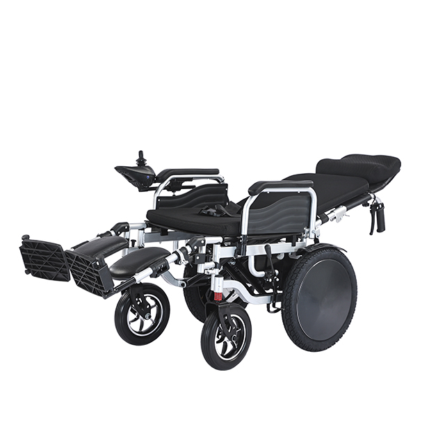 Deluxe Multifunctional Power Wheelchair Foldable High