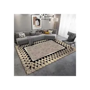 Alta qualidade personalizado redondo tapete e tapetes designer tapete turco tampa do tapete atacado lavável área tapete