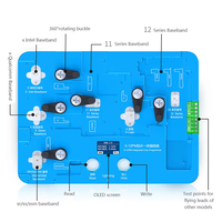 Programmeur de puces intégré JC 14-en-1 X à 17 Pro Max pour la réparation de la puce logique et de l'EEPROM des bandes de fréquences Intel Qualcomm pour iPhone X à 17 Pro Max