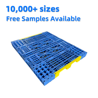 Paleta Modular de Plástico Reciclado de Gran Tamaño con 3 Ranuras, Resistente, 2000*1600mm, Tamaño No Estándar para Almacén