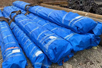 Tube de puits pétrolier en acier au carbone avec raccord API 5CT Grade J55/N80, filetage EUP/BC et capuchons de protection pour la résistance à la corrosion