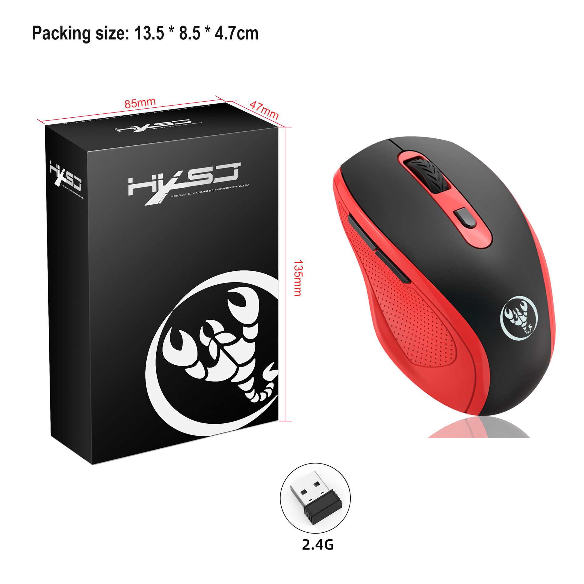 T67 versione nera e rossa da 24 g