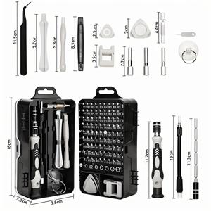 Juego de destornilladores de precisión 115 en 1, juegos de puntas de destornillador profesional, herramienta de reparación electrónica magnética para reloj de cámara de ordenador - Product Image 2