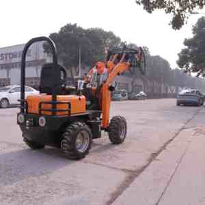 Mini-chargeuse sur pneus électrique 4x4 5000W avec système hydraulique Hengli, godet de 0,3 m³, chargeuse compacte haute performance pour la construction et l'agriculture - Product Image 6