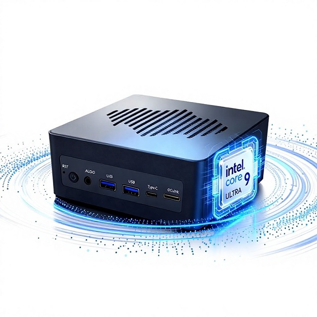 Mini PC H231 Intel Core I7 16-Core DDR5 ARC 140T GPU Gaming Office Work Home Use Design Editing Live Streaming Desktop