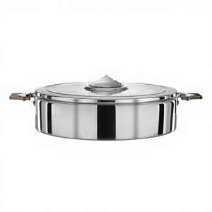 Wholesale Modern Customizable Stainless Steel <b>Cookware</b> Hotpot Eco-Friendly & Dishwasher Safe Beautifully <b>Crafted</b> Indian Artisans - Product Image 1