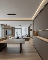 Servicio Profesional de Diseño de Interiores Arquitectónicos en 3D Max de HAIYUE, Renderizado Arquitectónico de Diseño Moderno para Salas de Exhibición de Propiedades