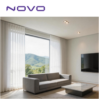NOVO WIFI Tuya Zigbee Alexa Google Home Motor Eléctrico para Cortinas Inteligentes de Ventana, Cortinas de Tela, Cortinas Translúcidas, Persianas para Dormitorio N99