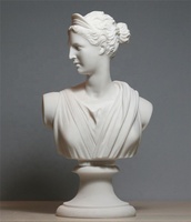 Bustes en marbre blanc de haute qualité, statues de bustes en pierre d'intérieur