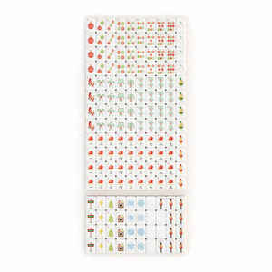 Christmas Mahjong Tiles Holiday Game Set festive printed mahjong pieces for family gatherings and seasonal <b>entertainment</b> - Product Image 2