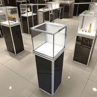 Ensemble de projecteurs de bureau LED portables modernes, étanches, robustes, en aluminium poli, pour vitrine de bijouterie, pour centre commercial, vente au détail