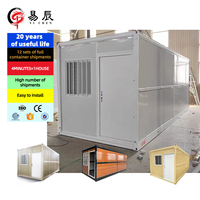 Maisons préfabriquées approuvées CE en acier léger à faible coût Maison mobile préfabriquée en conteneur pliable portable de 20 pieds