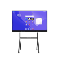 Android 14 8 + 128G 86 pouces Finger Multi Touch Screen Smart Lcd Display Electronic Portable Interactive Whiteboard for Education