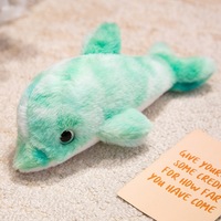 Jouets en peluche réalistes de dessins animés marins : Dauphin, Tortue, Poulpe d'aquarium, Raie manta, Étoile de mer, Écrevisse – Poupées en peluche pour enfants