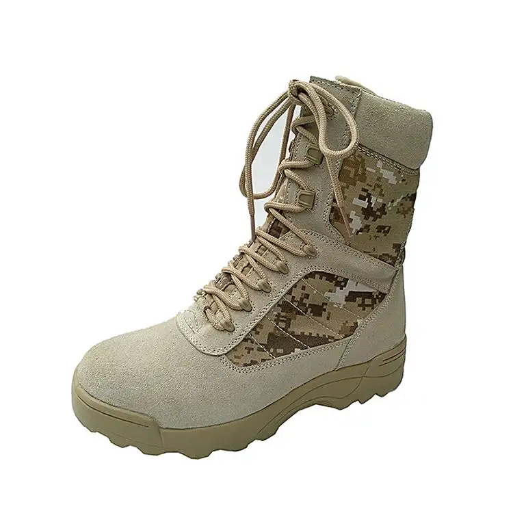 Wholesale puncture proof steel toe cap camo size 8 still toe boots work men safty boots safety shoes work