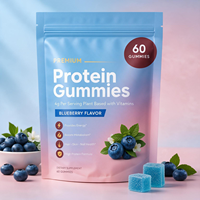 Gummies à base de plantes Ashwagandha sans glucides |   4 g de protéines par portion |   Soutien à la croissance musculaire et à la santé digestive |   Utilisation par les adultes