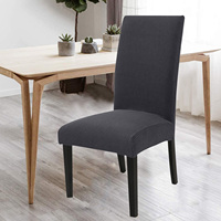 Housse de chaise de salle à manger de haute qualité et de haute qualité, en tricot élastique, housse de protection de meubles, housse de chaise de salle à manger/hôtel