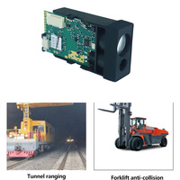 Module de capteur de distance laser JRT M88B UART TTL 40m Précision millimétrique RS485 RS232 USB 50m Module de télémétrie laser pour chariot élévateur